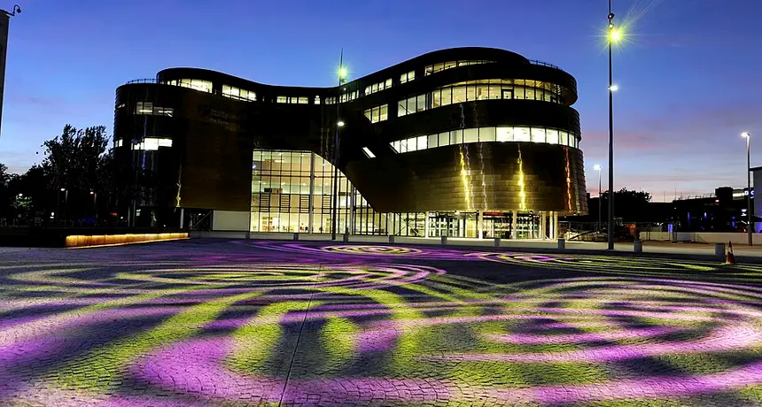The Curve building at Teesside University, Middlesbrough